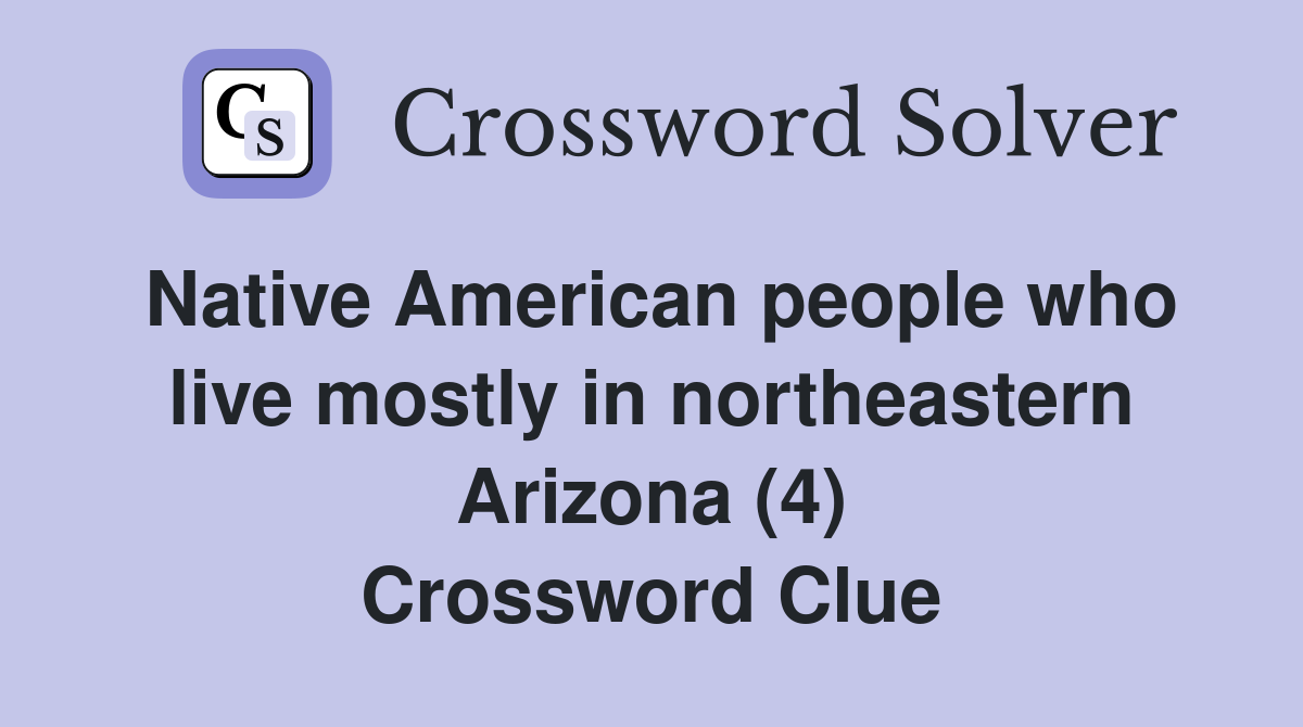 Native American people who live mostly in northeastern Arizona (4